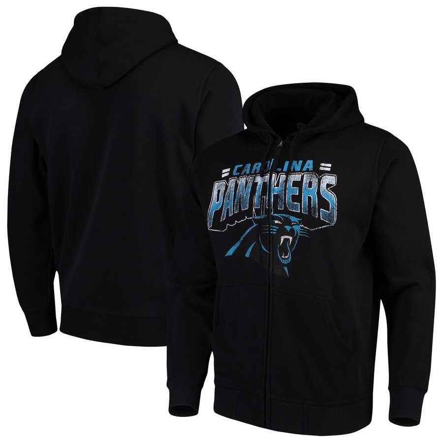 Men's Carolina Panthers G III Sports by Carl Banks Perfect Season Full Zip Hoodie Black,We sell and wholesale Men's Carolina Panthers G III Sports by Carl Banks Perfect Season Full Zip Hoodie Black on line form chian!